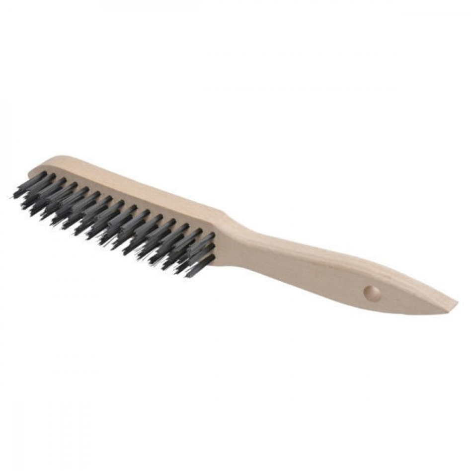 Toolnation HG301A2 Stahldrahtbürste 2-reihig - 295 mm