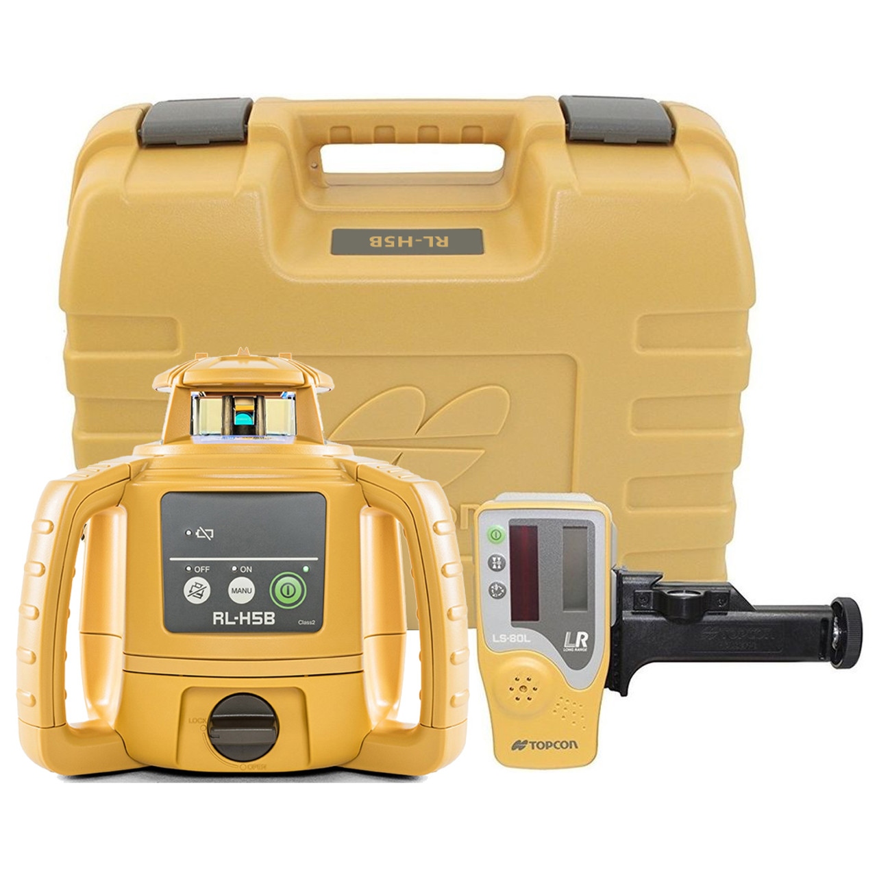 Topcon 1021200-72 RL-H5B + LS-80X Baulaser + Empfänger - Professioneller Baulaser