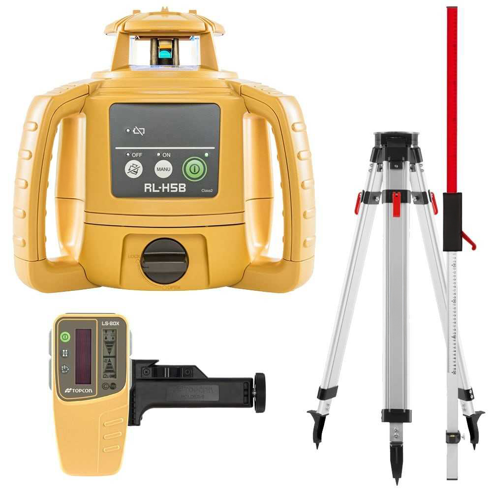 Topcon 1021200-72Set RL-H5B + LS-80X Baulaser-Set - Professioneller Baulaser
