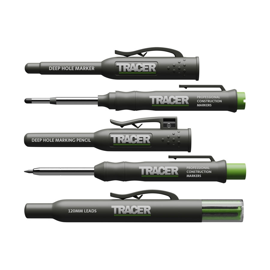 Tracer AMK3 ADP2 Deep Hole Marker Bleistift + AMP2 Deep Hole Marker + ALH1 Ersatzmine