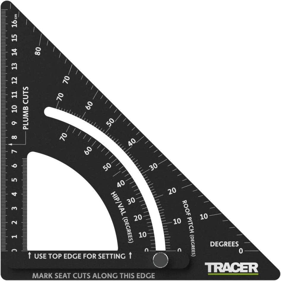 Tracer APS7 quadratisch quadratisch 7 180 mm mit Gradeinstellung