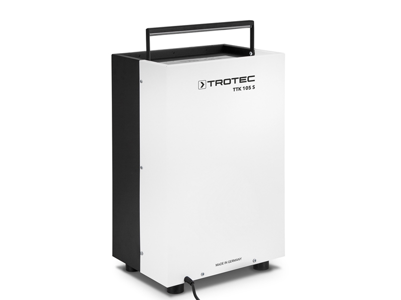 Trotec 1120000110 TTK105SHC Luftentfeuchter, Türtrockner mit Hygrostat und Betriebsstundenzähler