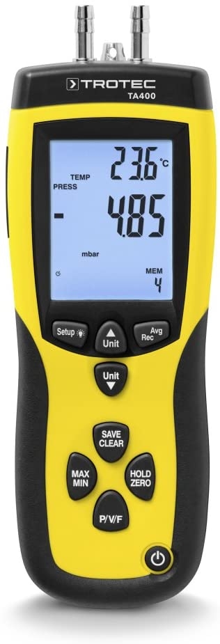 Trotec 3510004007 TA400 Anemometer Staurohr inkl. Kalibrier-Zertifikat