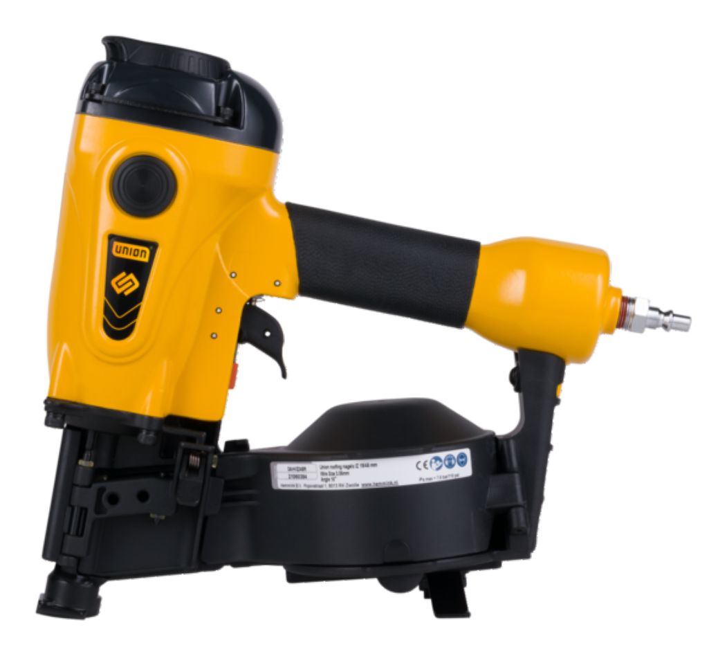 Union 3AH/IZ45R Pneumatischer Dachdeckertacker IZ-N&auml;gel 19-45mm