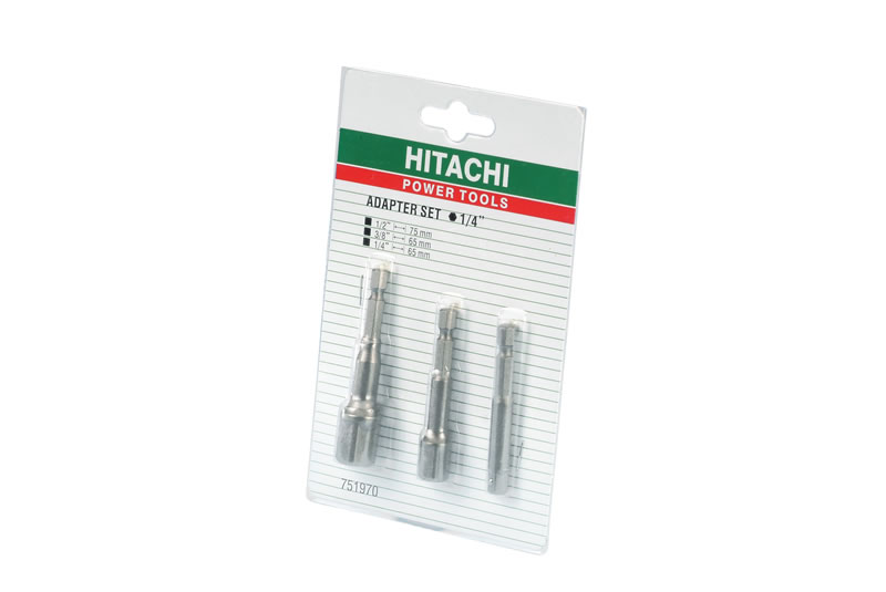 HiKOKI Zubehör 751970 Adaptersatz für Stecknüsse 1/4-3/8"-1/2