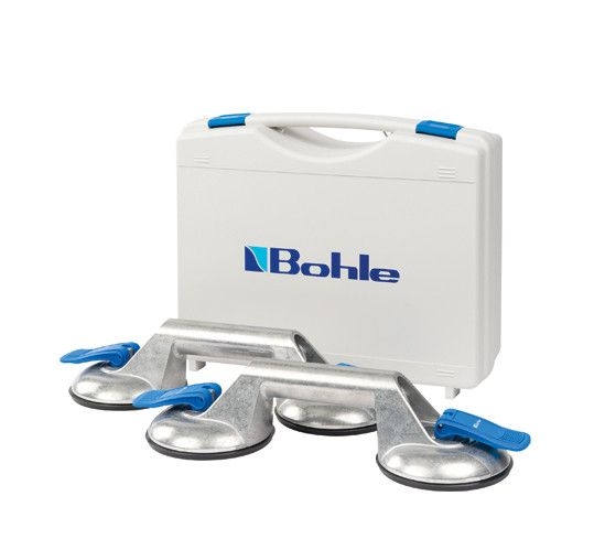 Veribor BO S2.421 Aluminium 2-Noppen-Saugheber-Set 60 kg
