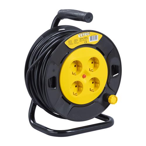 Vetec 47.410.25 Kabeltrommel - 25m - H05VV-F - 3 G 1,5 mm²