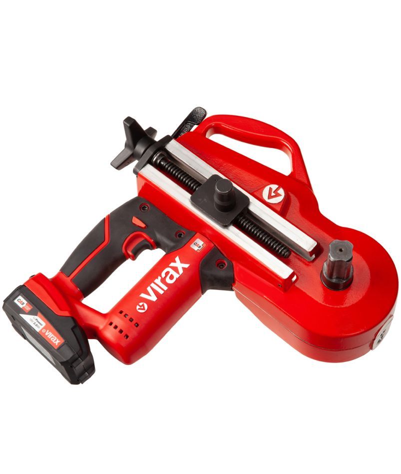 VIRAX 251874 EUROSTEM III Akku-Bieger 18V inkl. 2x 2.0 Ah und Biegeform 12-14-16-18-22MM