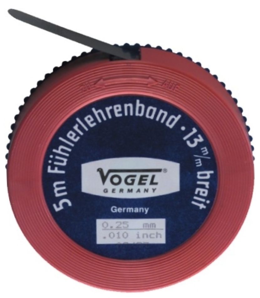 Vogel 455010 Zuführungsband Stahl 5m x 13mm 0.10mm /.004 inch