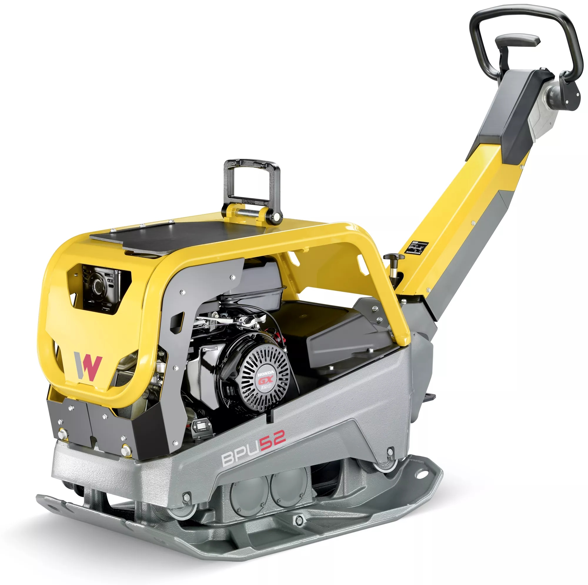 Wacker Neuson 5100077265 BPU5260Ah Vibrationsplatte Honda Benzin 52kN 965x600mm