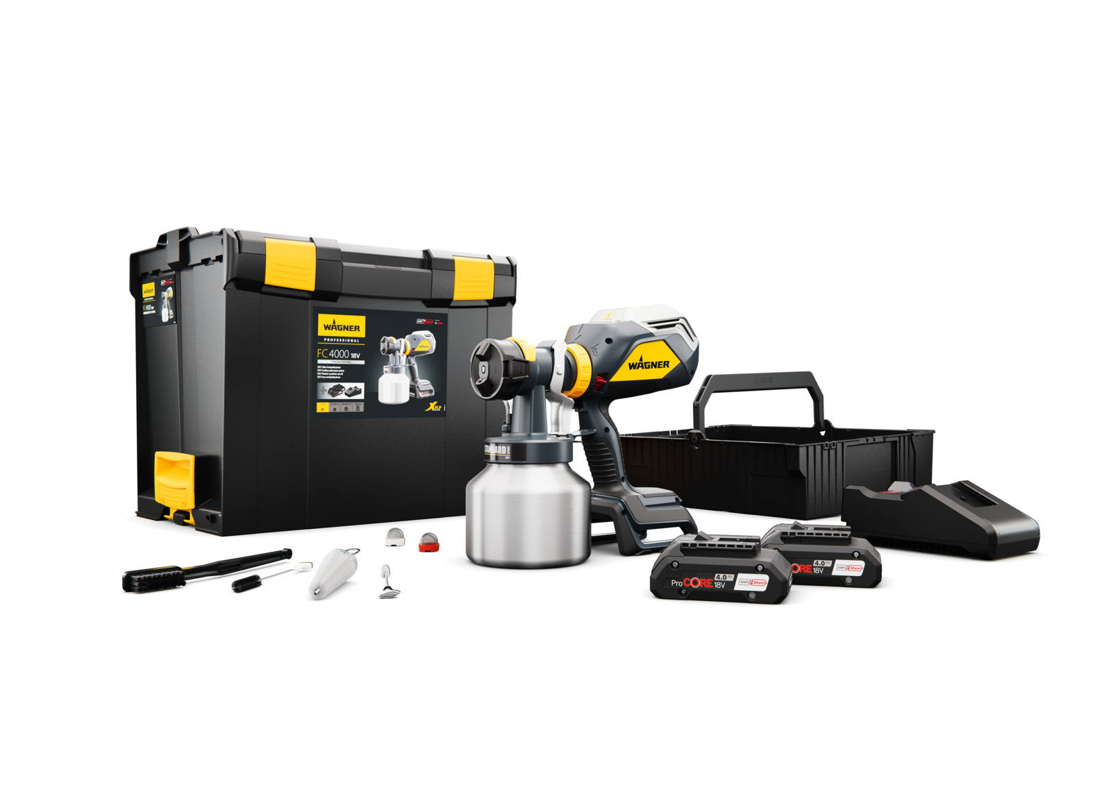 Wagner 2453687 FC 4000 XLVP StandardSpray Akku-Farbspritzgerät 18V ohne Akkus und Ladegerät