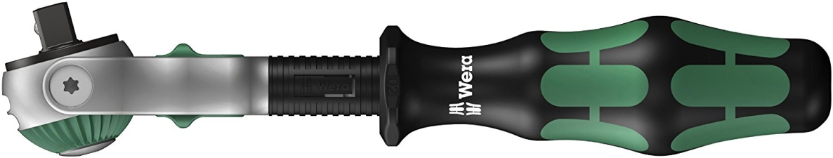 Wera 05073260001 8000 A SB Zyklop Speed-Knarre mit 1/4"-Antrieb
