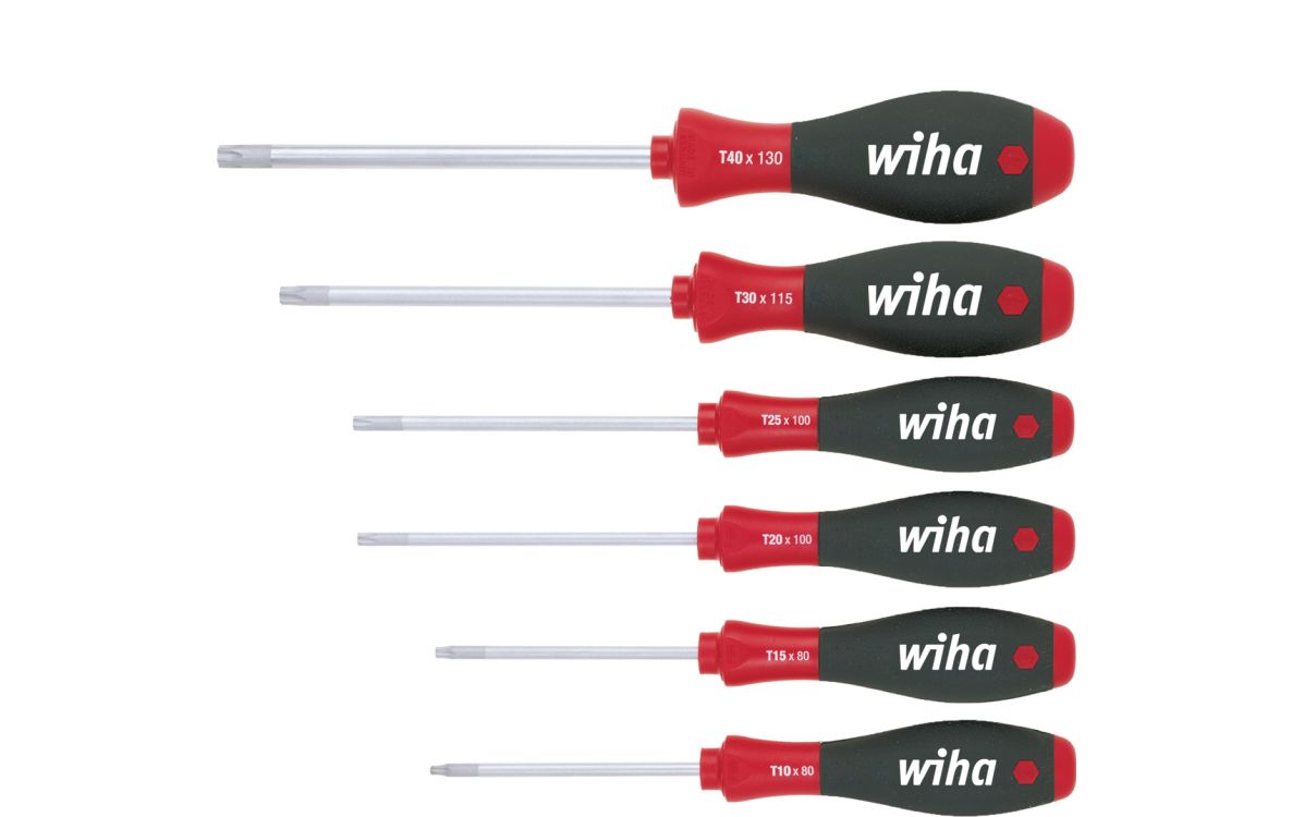Wiha 07155 362K6SO Schraubendreher-Satz SoftFinish Torx 6-teilig