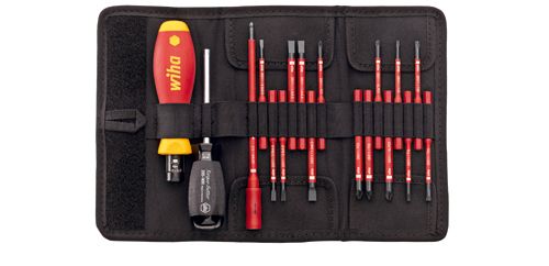 Wiha 36791 2872T18 SoftFinish slimVario Schlitz/Pozidrive/Pozidrive-XENO/Torx VDE 18-teilig im Koffer