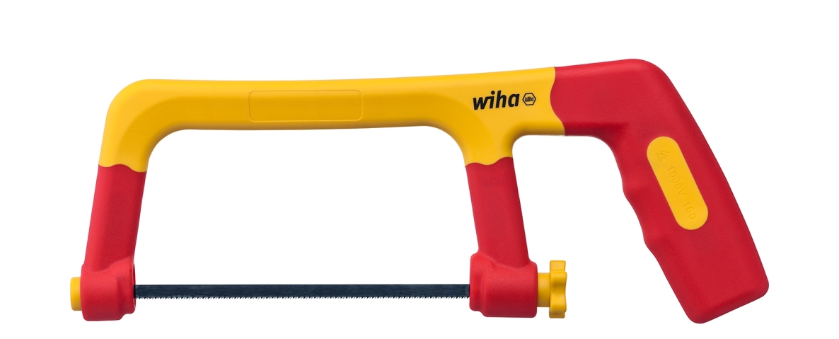 Wiha 43125 Bügelsäge electric isoliert mit drei Sägeblättern 150 mm