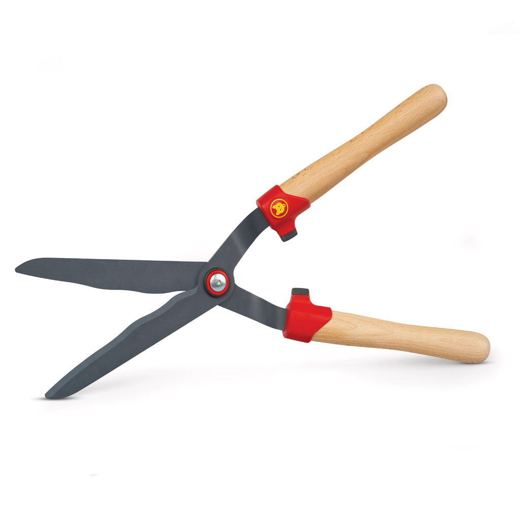WOLF-Garten 73AHA007650 HS-WW Heckenschere, Holz, gewelltes Messer