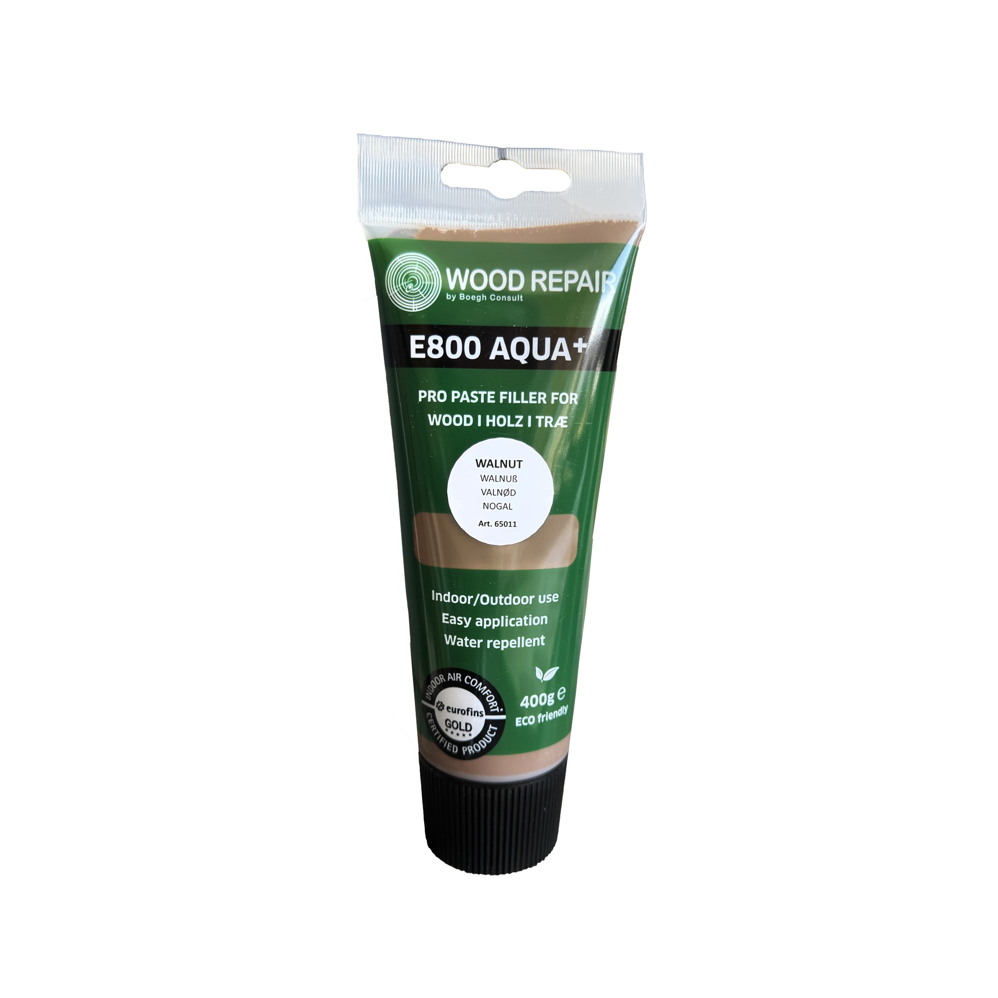 Wood Repair WRE-65011 E800 Aqua+ Holzpaste 400 gr Walnuss