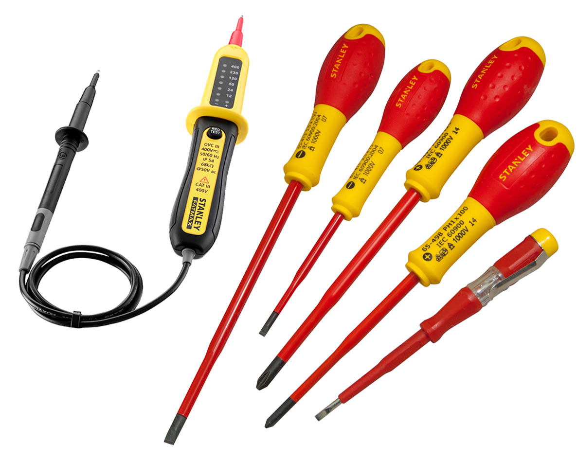 Stanley XTHT0-62692SB VDE-Schraubendrehersatz + kostenloses Voltmeter