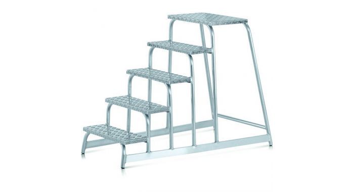 Zarges 40034 Maschinentritt starr 4 Stufen