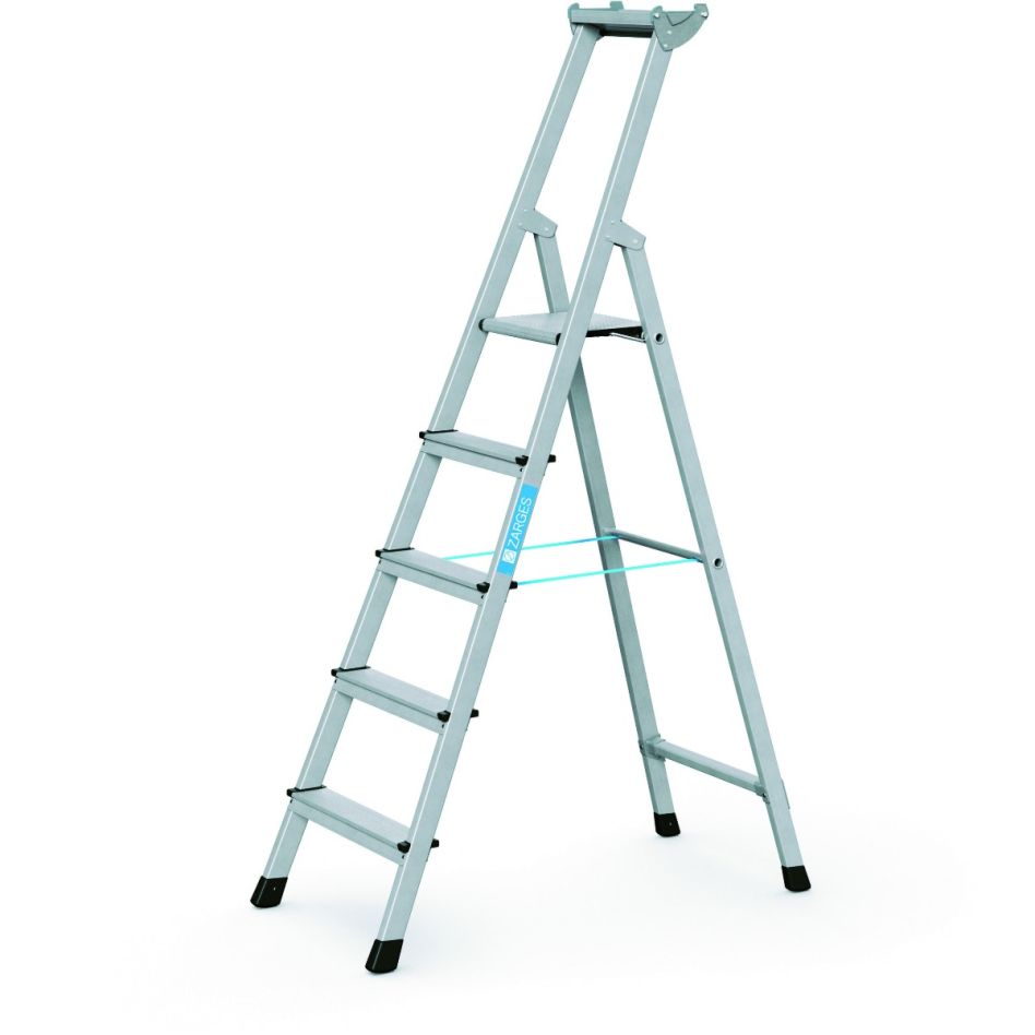 Zarges 41230 XLstep S Trap geanodiseerd 1x10 treden H=2,20m
