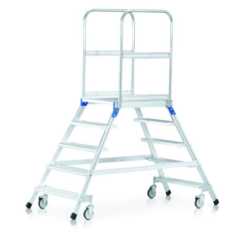 Zarges 41984 Podesttreppe beidseitig 6 Stufen