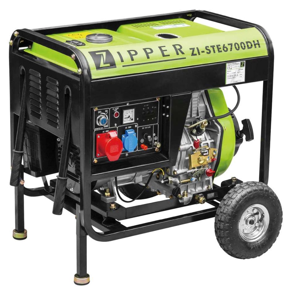 Zipper ZI-STE6700DH Stromerzeuger 6500 Watt