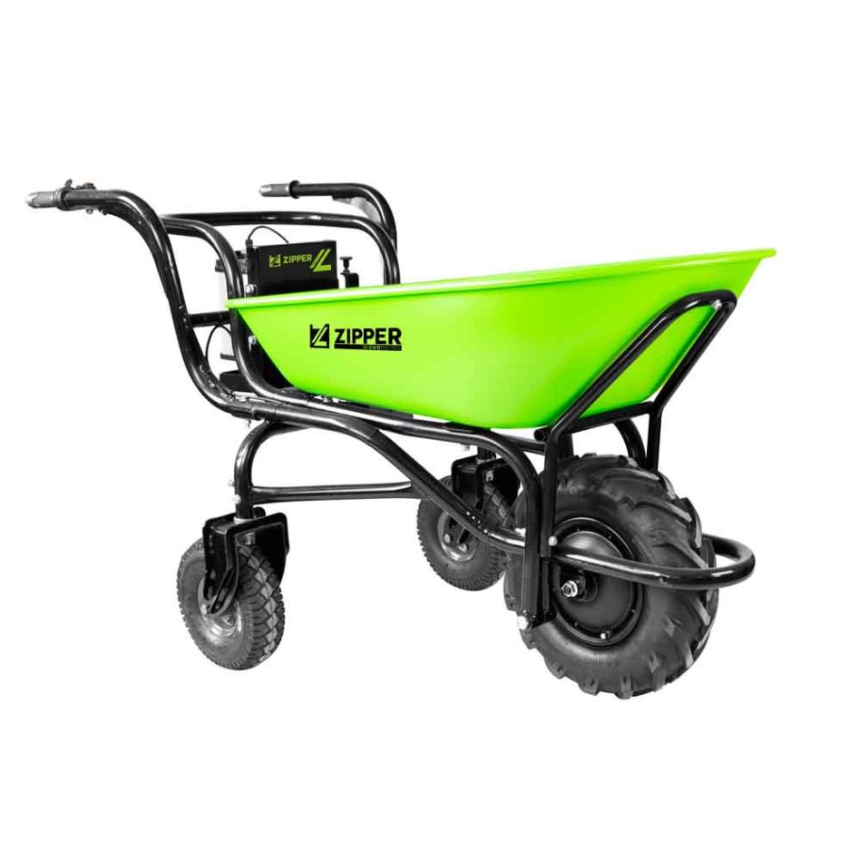 Zipper ZI-EWB150-100L Akku Schubkarre 40V 6.0 Ah Li-ion