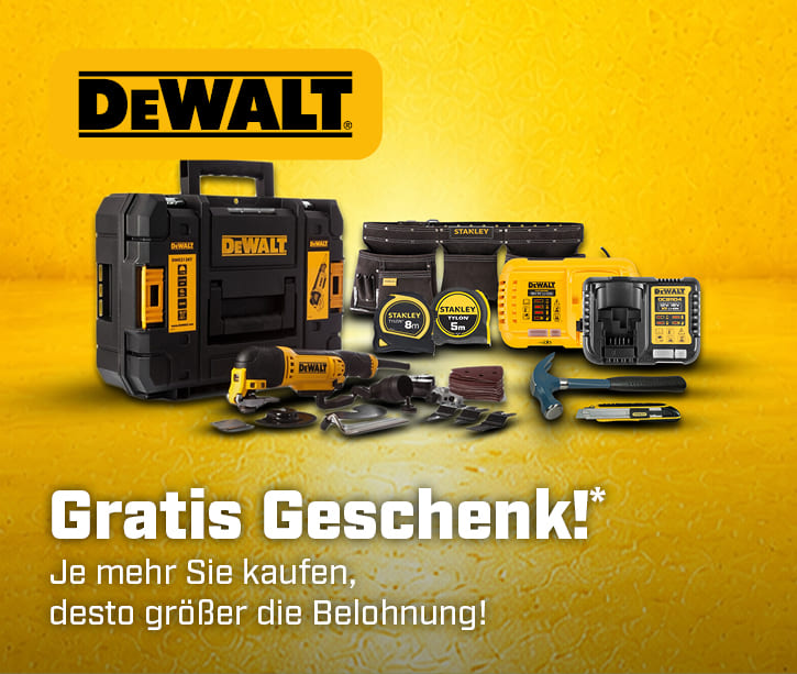 DE | DeWALT gratis cadeau!*