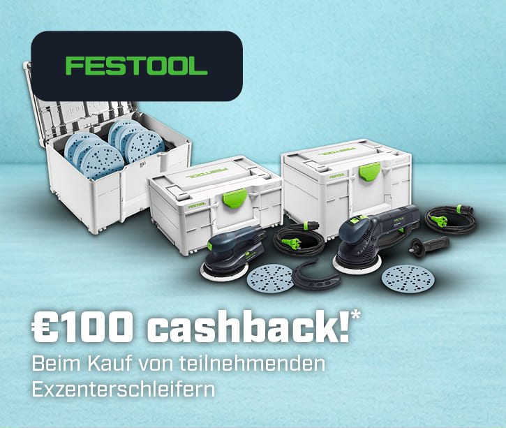 DE | Festool 100 cashback!